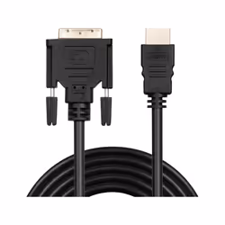 Sandberg Monitor Cable DVI-HDMI 2 m, 2 m, HDMI, DVI, Mâle, Mâle, Noir