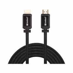 Sandberg HDMI 2.0 19M-19M, 1m, 1 m, HDMI Type A (Standard), HDMI Type A (Standard), Noir