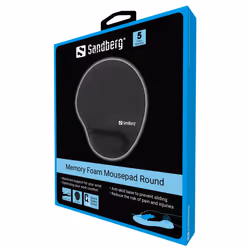 Sandberg 520-37 tapis de souris Noir
