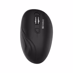 Sandberg 631-03, Gauche, RF sans fil, 1600 DPI, Noir
