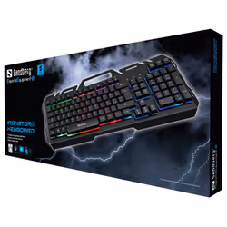Sandberg 640-25 clavier USB AZERTY Belge Noir