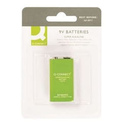 Q-CONNECT 9V Batterie à usage unique Alcaline