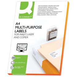 Q-CONNECT KF00574 étiquette à imprimer Multicolore