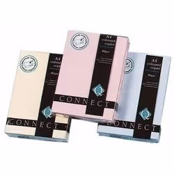 Connect Office Paper A4 500 Sheets Bright Blue, 80 g/m², Bleu, 299 x 212 x 54 mm, 500 feuilles, 210 x 297
