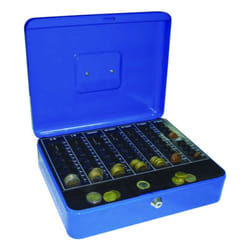Q-CONNECT KF03327 tirelire Bleu Métal 1 pièce(s)