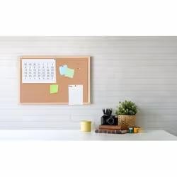 Q-CONNECT KF03566 tableau d'affichage & accessoires Tableau d’affichage fixe Marron Liège