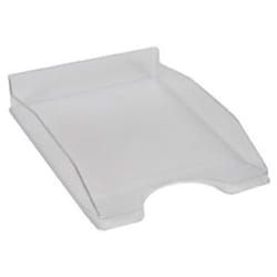 Q-CONNECT KF04195 bac de rangement de bureau Polystyrène Transparent