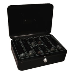 Q-CONNECT KF04278 tirelire Noir Métal 1 pièce(s)