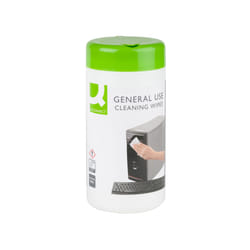 Q-CONNECT KF04508 kit de nettoyage pour ordinateur Universel Lingettes de nettoyage d'équipement électronique