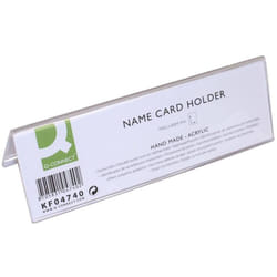 Porte-nom de table q-connect methacrylate 190x60 mm ref.5727