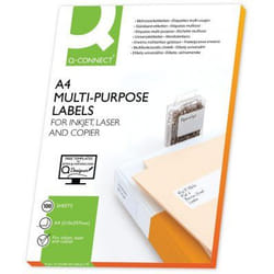 Q-CONNECT KF10656 étiquette à imprimer Multicolore