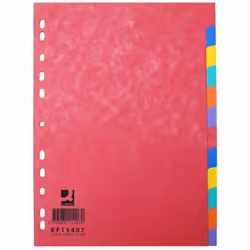 Q-CONNECT KF15407, Couleurs assorties, Carton, A4, 225 g/m², 1 pièce(s)