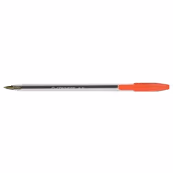 Q-CONNECT KF34044, Clip, Stylo à bille, Rouge, 20 pièce(s), Moyen
