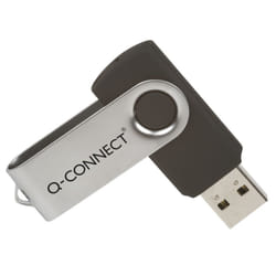 Q-CONNECT KF76970 lecteur USB flash 32 Go USB Type-A 3.2 Gen 1 (3.1 Gen 1) Acier inoxydable
