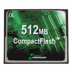 CoreParts MMCF/512, 0,5 Go, CompactFlash, Noir