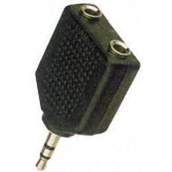 Microconnect AUDALS changeur de genre de câble 3.5mm 2x3.5mm Noir