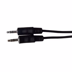 Microconnect AUDLL2, 3,5mm, Mâle, 3,5mm, Mâle, 2 m, Noir