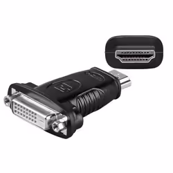 Microconnect HDM1924F, DVI-D, HDMI, Noir