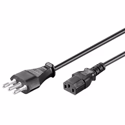 Microconnect PE100418, 1,8 m, Prise d'alimentation type L, Coupleur C13, 250 V, 10 A