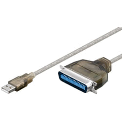 Microconnect USB/Cen36 2m M - M câble parallèle Bleu 1,8 m