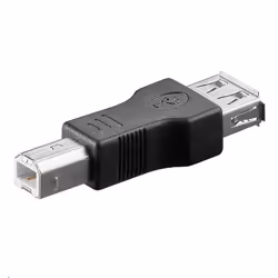 Microconnect USB A/USB B M-F, USB B, USB A, Noir