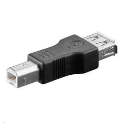 Microconnect USB A/USB B M-F Noir