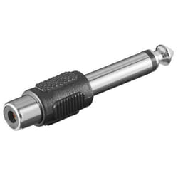 Microconnect AUDANG changeur de genre de câble 6.3mm RCA Noir
