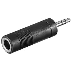 Microconnect AUDALT changeur de genre de câble 3.5mm 6,3 mm Noir