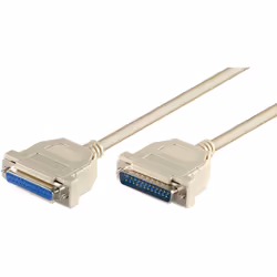 Microconnect DB25-DB25 3m, Blanc, 3 m, DB-25, DB-25, Mâle, Femelle