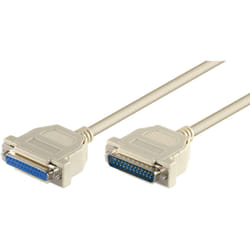 Microconnect DB25-DB25 3m câble Série Blanc DB-25