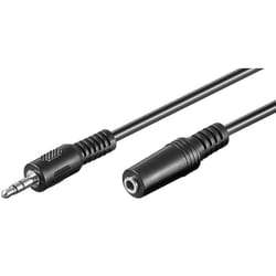 Microconnect AUDLR3 câble audio 3 m 3,5mm Noir