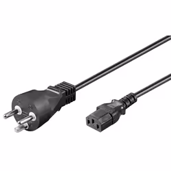 Microconnect PE120418R, 1,8 m, Coupleur C13, 100 - 240 V, 10 A