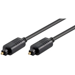 Microconnect TT610BKAD câble audio 1 m TOSLINK Noir