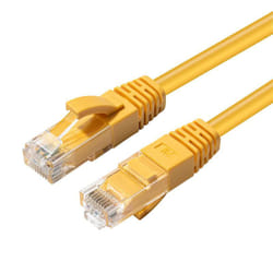 Microconnect Cat6 U/UTP 15m câble de réseau Jaune U/UTP (UTP)