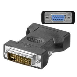 Microconnect MONAJ changeur de genre de câble DVI-I 24+5Pin HD15 Noir