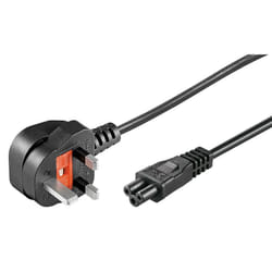 Microconnect PE090818 câble électrique Noir 2 m Prise d'alimentation type G Coupleur C5