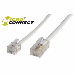 Microconnect MPK451, 1 m, RJ11, RJ45, Blanc, Mâle, Mâle