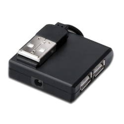 Microconnect MC-USB2.0HUB4P hub & concentrateur USB 2.0 400 Mbit/s Noir