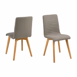 Chaise Arosa gris clair