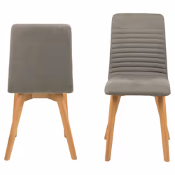 Chaise Arosa gris clair