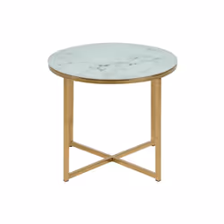 Actona Alisma Table basse Forme arrondie 4 pieds