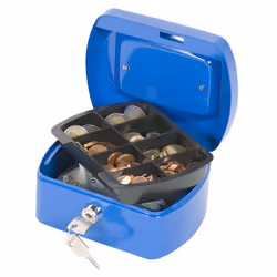 Q-CONNECT KF02608 tirelire Bleu