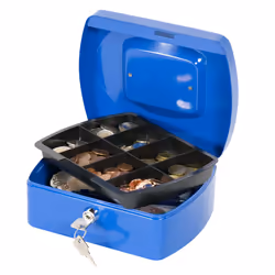 Q-CONNECT KF02623 tirelire Bleu