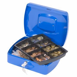 Q-CONNECT KF02624 tirelire Bleu