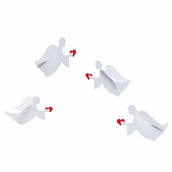 Flensted Mobiles Angels of Love (4 Single), Plafond, Carton
