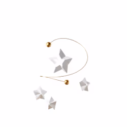 Flensted Mobiles Starry Night 4, Plafond, Feuille, Bois