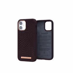 Njord byELEMENTS SL14043, Housse, Apple, iPhone 12 Mini, 13,8 cm (5.42"), aubergine