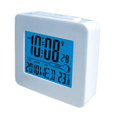 Denver REC-34 WHITE Réveil numérique Blanc