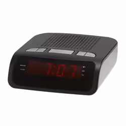Denver CR-419 MK2, Horloge, Numérique, FM, PLL, LED, Noir, Numérique