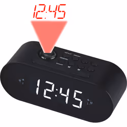 Denver CRP-717, Horloge, Numérique, FM, PLL, 87,5 - 108 MHz, LED, 2,29 cm (0.9")